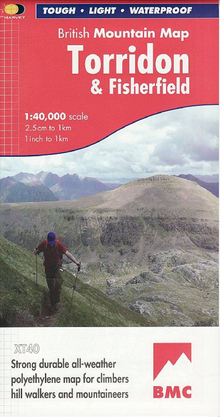 Torridon Harvey British Mountain Map - BMC - O