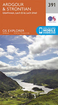 Ardgour and Strontian Explorer Map 391 Ordnance Survey