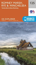 Romney Marsh Rye and Winchelsea 125 Explorer Map Ordnance Survey With Digital 