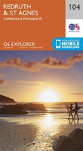 Redruth and St Agnes 104 Explorer Map Ordnance Survey With Digital Download