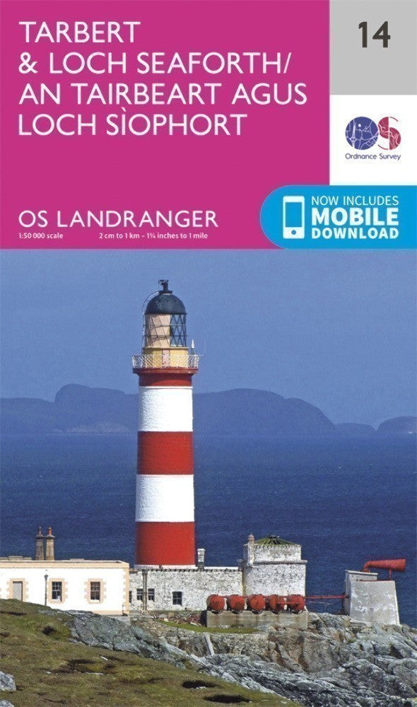 Tarbert Loch Seaforth Landranger Map 14 Ordnance Survey Latest 