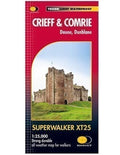 Crieff and Comri - Doune and Dunblane Harvey Super walker Map
