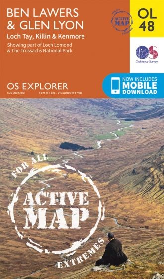 Explorer Active Map  OL 48 Ben Lawers & Glen Lyon OS OL48 Laminated