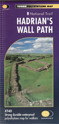 Hadrians Wall Path Harvey National Trail Map 1:40 000 81 MILES