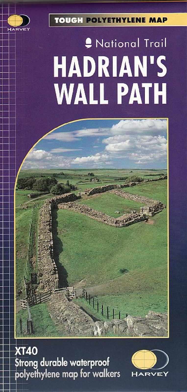Hadrians Wall Path Harvey National Trail Map 1:40 000 81 MILES