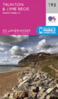 Taunton & Lyme Regis Chard & Bridport Landranger Map 193 Ordnance Survey Latest 