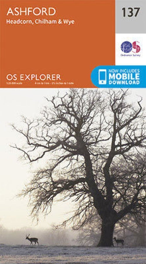 Ashford 137 Explorer Map Ordnance Survey With Digital Download