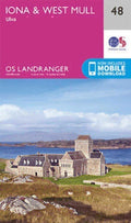 Iona West Mull Ulva Landranger Map 48 Ordnance Survey Latest 