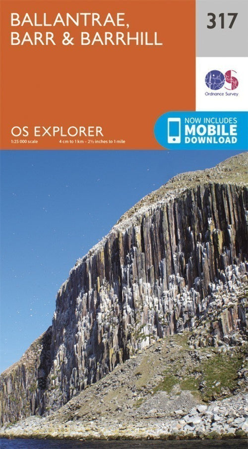 Ballantrae Barr and Barrhill Explorer Map 317 Ordnance Survey