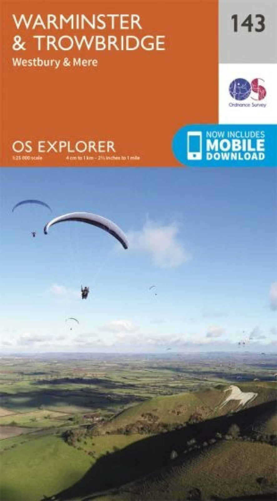 Warminster Trowbridge 143 map OS Explorer 
