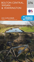 Bolton Wigan and Warrington Explorer Map 276 Ordnance Survey