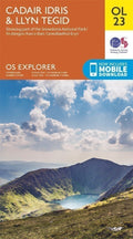 OL23 Cadair Idris Llyn Teigod Ordnance Survey Explorer Map OL 23