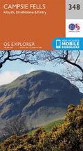 Campsie Fells Explorer Map 348 Ordnance Survey