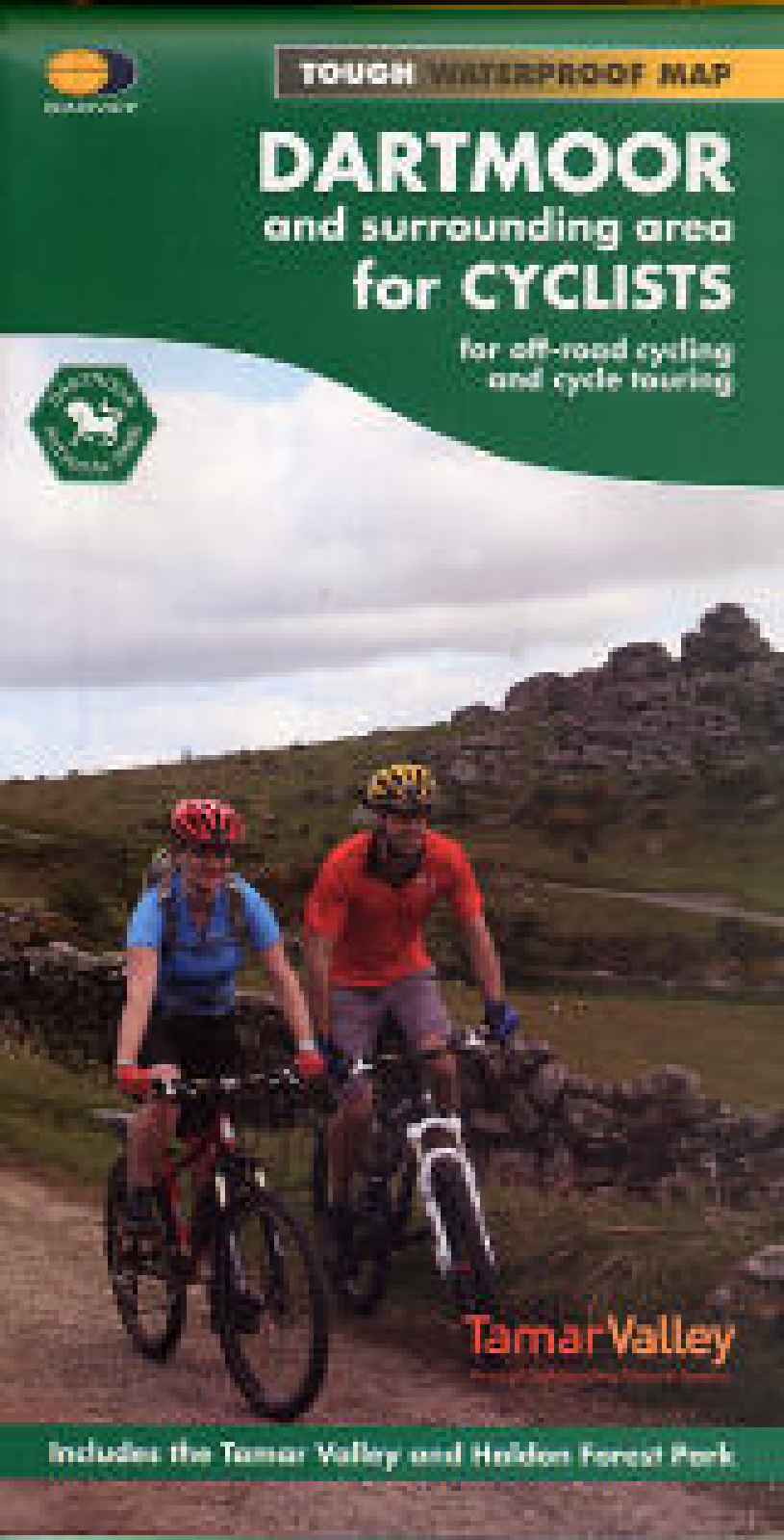 Dartmoor for Cyclists Harvey Cycle Map