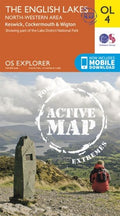 Explorer Active Map  OL 4 The English Lakes - Northwestern OS OL4 Laminated
