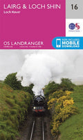 Lairg Loch Shin Loch Naver Landranger Map 16 Ordnance Survey Latest 