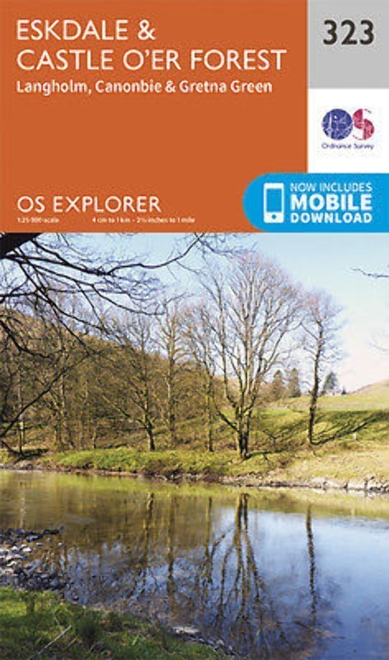 Eskdale and Castle O er Forest Explorer Map 323 Ordnance Survey
