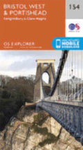 Bristol West and Portishead 154 Explorer Map Ordnance Survey With Digital Downlo