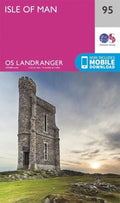 Isle of Man Landranger Map 95 Ordnance Survey Latest 