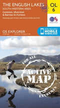 Explorer Active Map  OL 6 The English Lakes - South Western by OS OL6 Laminated