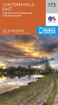 Chiltern Hills East 172 Explorer Map Ordnance Survey With Digital Download