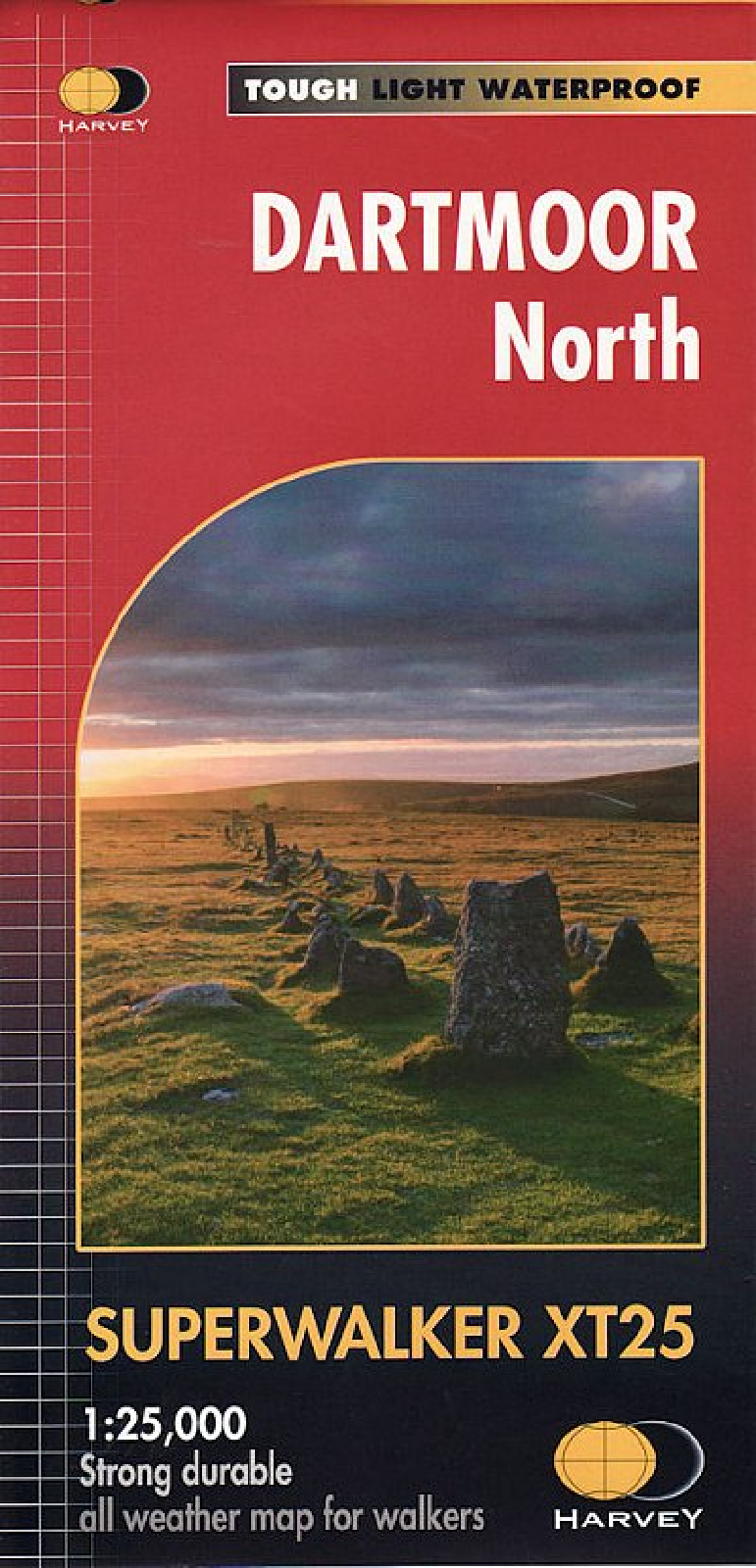 Dartmoor North Harvey map XT25 Superwalker