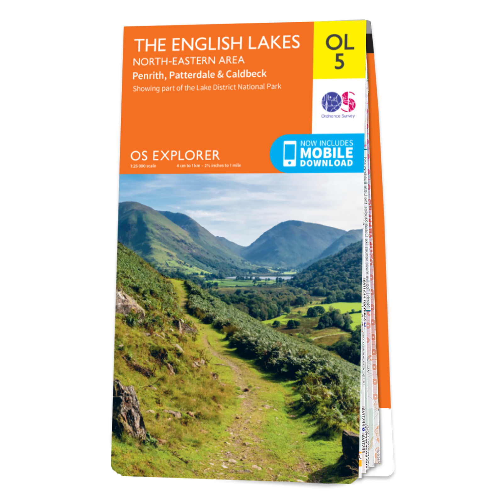 Lake District North Eastern Lakes Ordnance Survey Explorer Map OL 5