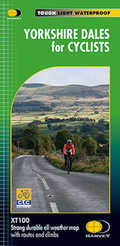 Yorkshire Dales for Cyclists Harvey Cycle Map