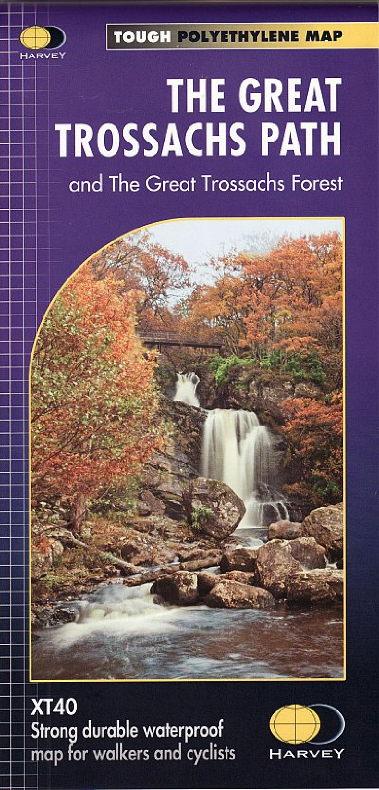 Great Trossachs Path Harvey National Trail Map 30 miles