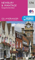 Newbury & Wantage Hungerford & Didcot Landranger Map 174 Ordnance Survey Latest 