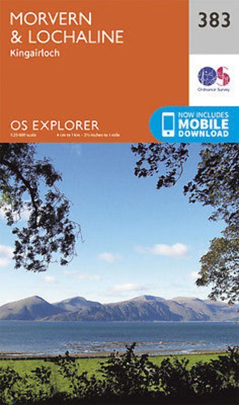 Morvern and Lochaline Explorer Map 383 Ordnance Survey