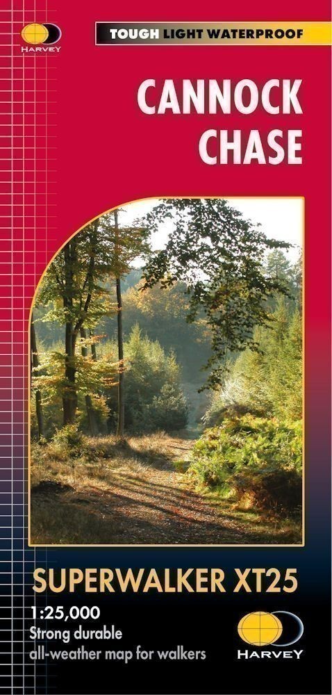 Cannock Chase super walker Harvey Map 