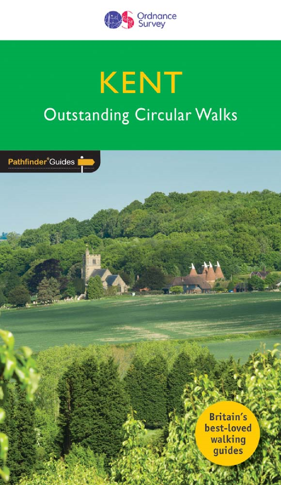 Kent walks circular walking Ordnance Survey Pathfinder Guide 