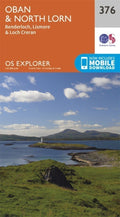 Oban and North Lorn Explorer Map 376 Ordnance Survey