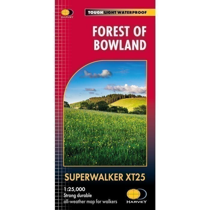 Forest of Bowland Superwalker Harvey Map