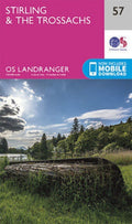 Stirling & The Trossachs Landranger Map 57 Ordnance Survey Latest 