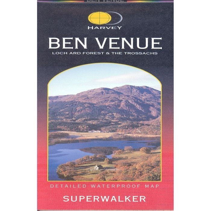 Ben Venue Loch Ard Forest & The Trossachs superwalker Harvey map