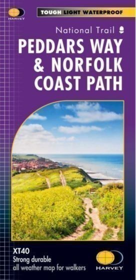 Peddars Way and Norfolk Coast Path National Trail Harvey Map