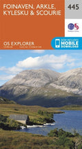 Foinaven Arkle, Kylesku and Scourie Explorer Map 445 Ordnance Survey 2015