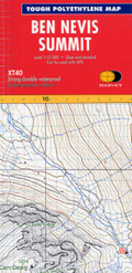 Ben Nevis Harvey Summit Map - Harvey 1:12 500