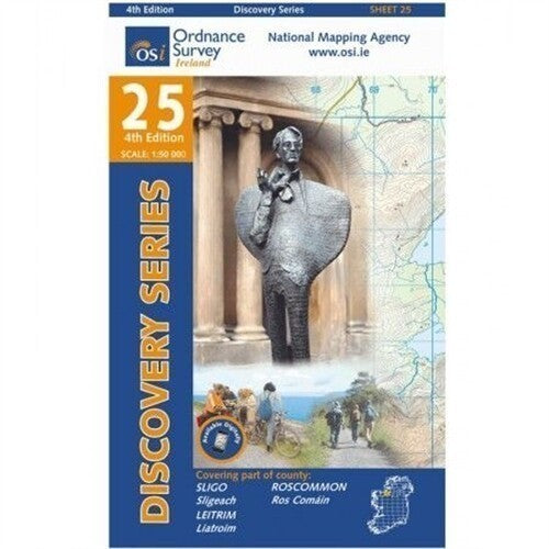 Sligo (E), Leitrim, Roscommon OS Discovery - 25 - map