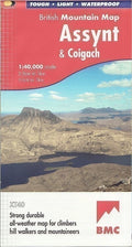 Assynt & Coigach Harvey British Mountain Map - BMC - O