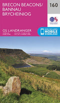 Brecon Beacons Landranger Map 160 Ordnance Survey Latest 