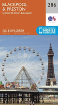 Blackpool and Preston Explorer Map 286 Ordnance Survey