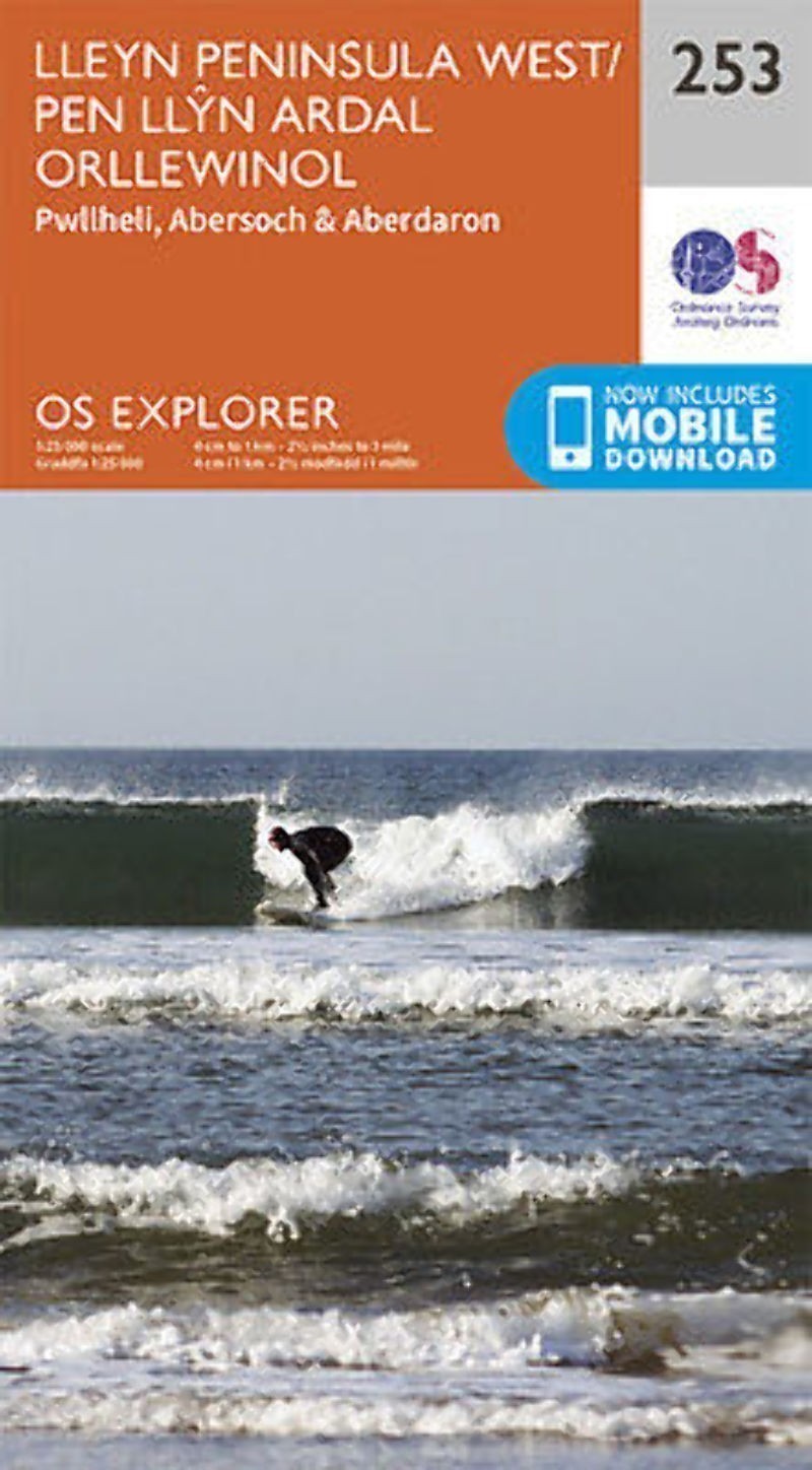 Lleyn Peninsula West Explorer Map 253 Ordnance Survey