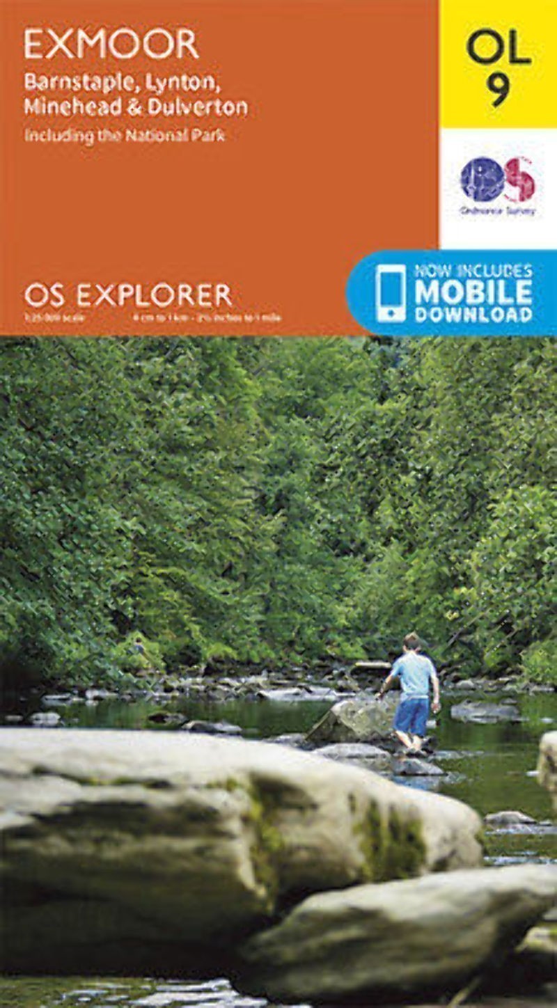 OL9 Exmoor Ordnance Survey Explorer Map OL 9
