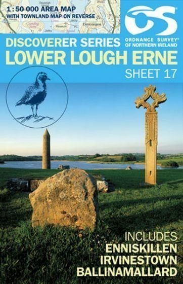 Northern Ireland Lower Lough Erne 17 OS Discoverer MAP 