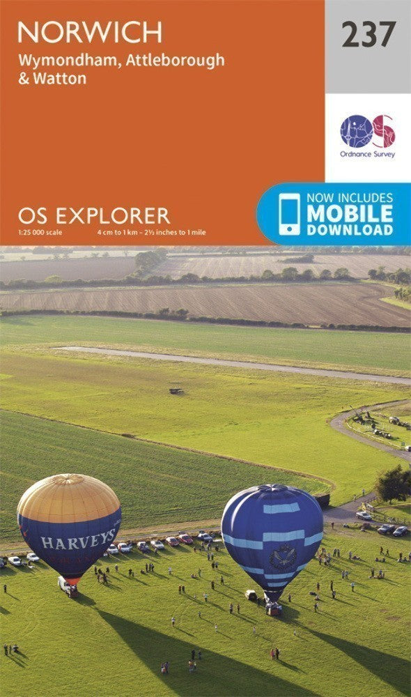 Norwich Explorer Map 237 Ordnance Survey