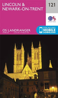 Lincoln & Newark on Trent Landranger Map 121 Ordnance Survey Latest 