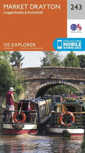 Market Drayton Loggerheads and Eccleshall Explorer Map 243 Ordnance Survey